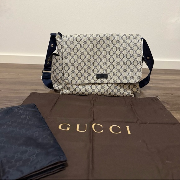 Gucci GG Supreme Canvas Diaper Bag